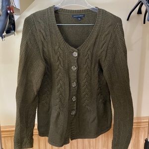 Banana republic cable knit cardigan